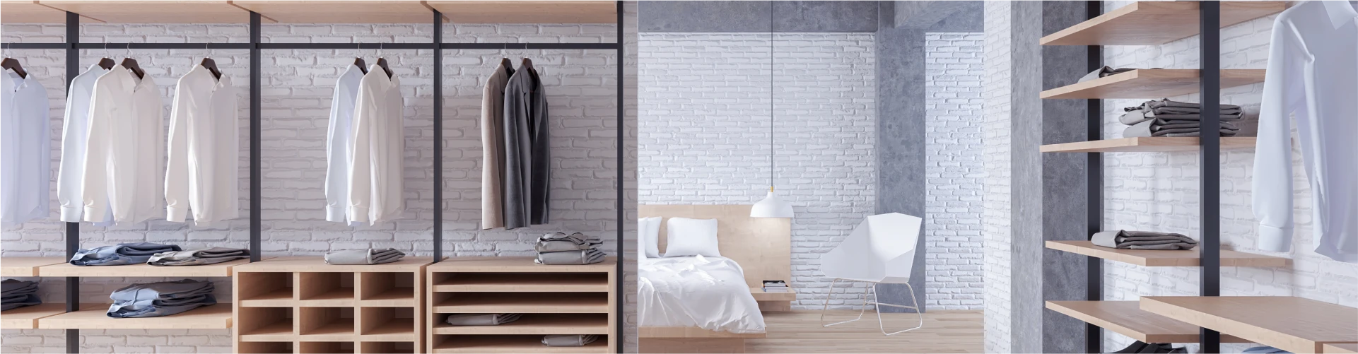 Agencement dressing et salle de bain haut de gamme sur mesure au Teich